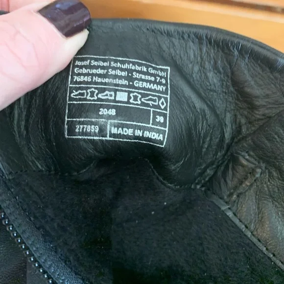 Romika Black Leather Ankle Boots - Picture 4 of 6